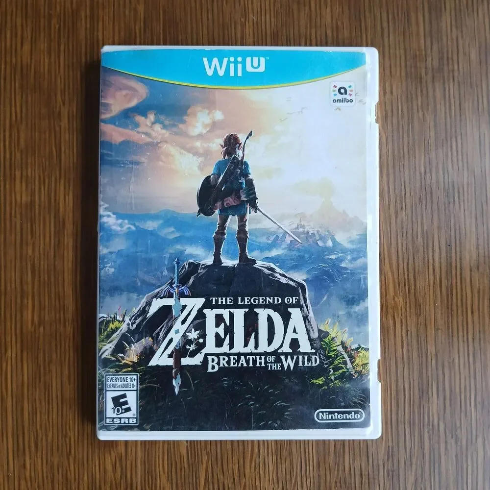 The Legend of Zelda Breath of the Wild Wii U Game Rare First Print Variant 2017